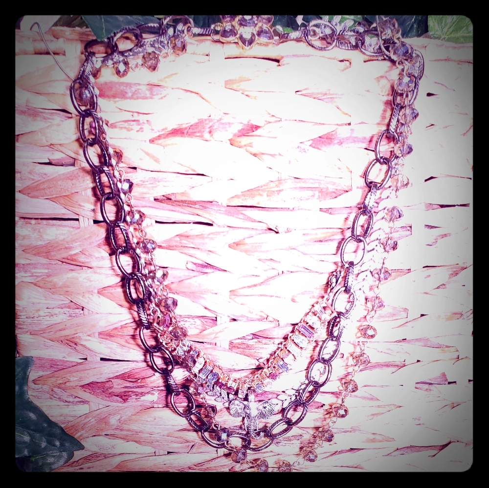 Elephant Charm Layered Necklace